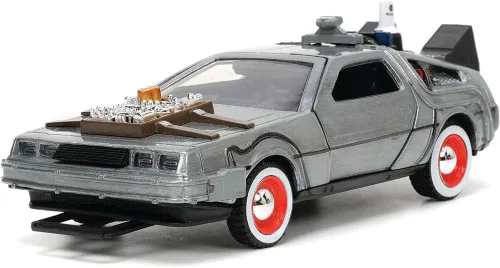 Jada Toys Back to The Future Part III 1:32 Time Machine - Coche fundido a presión, juguetes para niños y adultos