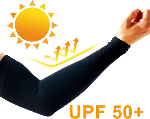 Miniatura 2 de PFFY 2 Pairs UV Protection Cooling Arm Sleeves for Men and Women UPF 50 Sun Sleeve