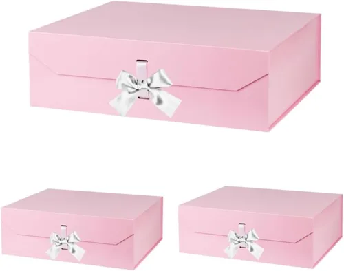 Miniatura 20 de GoooodGift Caja de regalo grande azul, 1 paquete de 13.5 x 11 x 5.3 pulgadas, caja de regalo de lujo para regalos con tapa de cierre magnético
