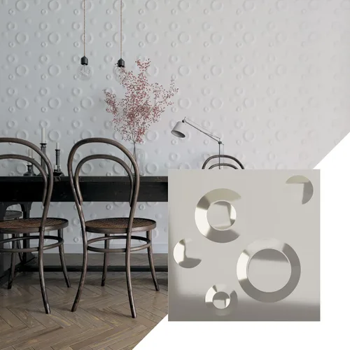 Miniatura 20 de Ekena Millwork WP12X12COWH Cole EnduraWall - Paneles decorativos de pared 3D de 11 7/8 pulgadas de ancho x 11 7/8 pulgadas de alto, color blanco