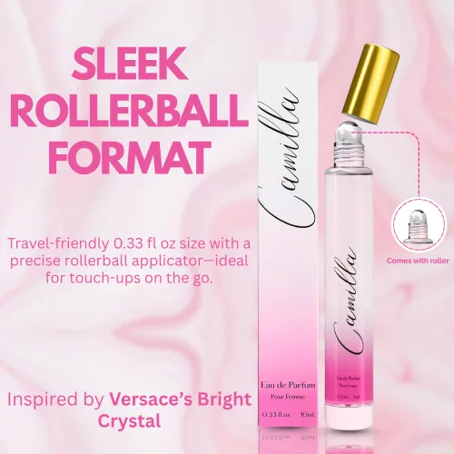 Miniatura 3 de Perfume para mujer Rollerball – Inspirado en un Perfume Mundial de Mujer – Bergamota, Jazmín, Pachulí, Vainilla – Dulce, Floral, Sexy, Eau De Parfum