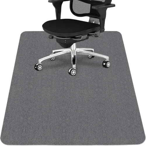 Miniatura 14 de Sycoodeal Tapete para silla de oficina para suelo de madera dura, tapete para silla gaming de computadora de oficina para suelo de azulejos, negro