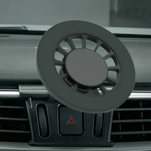 Miniatura 2 de BEERTE Soporte de teléfono compatible con Nissan Murano 2017 2018 2019 2020 2021 2022 2023 2024, ventilación de aire ajustable, soporte de teléfono