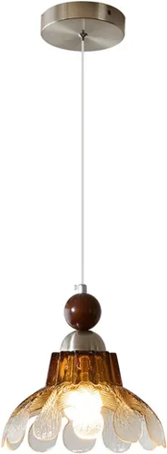 Miniatura 9 de Luces colgantes de globo de cristal, 1 luz, lámpara colgante de isla de cocina, estilo moderno de mediados de siglo, candelabro dorado de granja