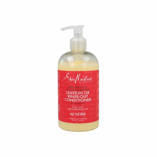 Sheamoisture Acondicionador para cabello rizado, aceite de palma roja y manteca de cacao con aceite de linaza, 13 onzas