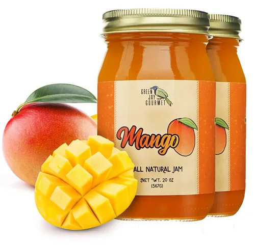 Miniatura 20 de Green Jay Gourmet Mermelada de Guayaba - Mermelada de Frutas 100% Natural con Fruta de Guayaba y Jugo de Limón - Mermelada Vegana, Sin Gluten - No