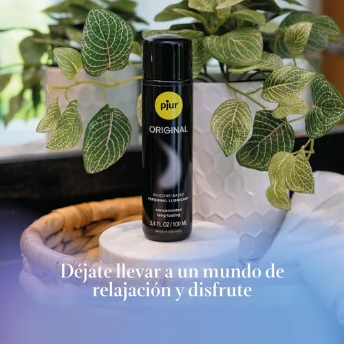 Miniatura 6 de pjur Lubricante original a base de silicona, lubricante prémium para hombres, mujeres y parejas, inodoro, 3.4 onzas líquidas