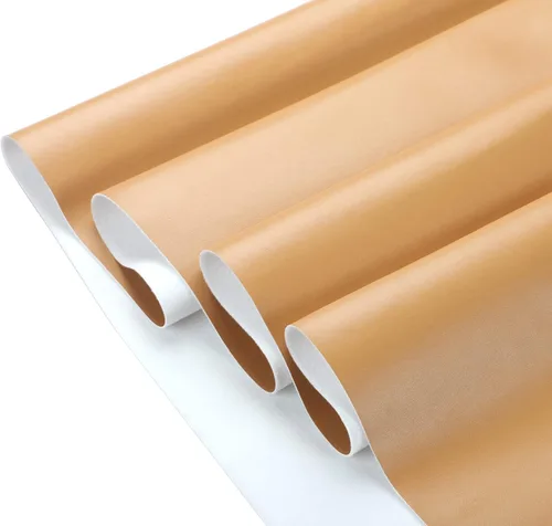 Miniatura 2 de Picheng Hojas de cuero sintético de vinilo: tela de piel sintética suave marrón claro, impermeable, 54 x 36 pulgadas, tapicería de vinilo suave