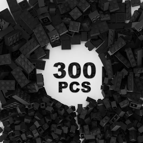 Miniatura 8 de 300 piezas de bloques de construcción clásicos, bloques rojos a granel, compatibles con Lego y piezas de las principales marcas, juguetes creativos