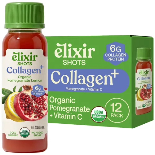 Miniatura 21 de Elixir Shots Energy Wellness Shot con ingredientes 100% orgánicos, matcha, naranja, menta, vinagre de sidra de manzana, prensado en frío, sin