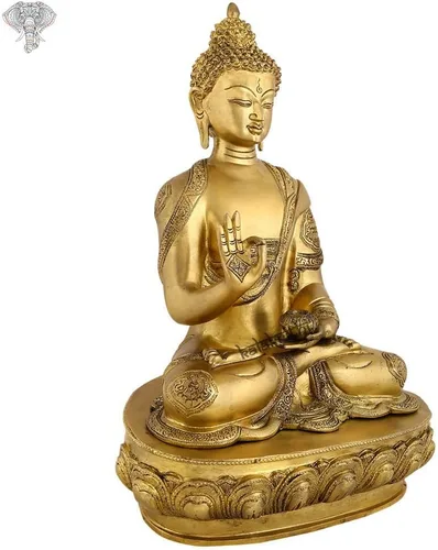 Miniatura 4 de kalakrithi Estatua de Buda – 17" Estatua de Buda – 17 inches