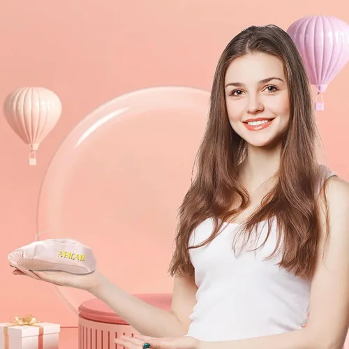Miniatura 6 de Bolsa de maquillaje de viaje personalizada para niñas, bolsa de cosméticos estilo zapato de ballet rosa personalizada, bolsa de maquillaje
