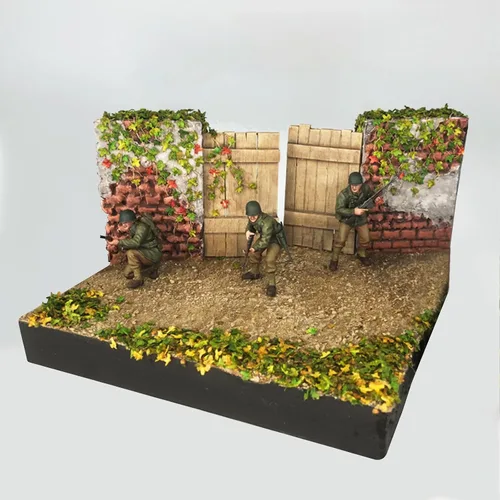 Miniatura 6 de FOIMAS Hojas de simulación de hojas en miniatura realistas para bricolaje, modelo ferroviario, jardín, diorama, paisaje, diseño de paisaje, paquete