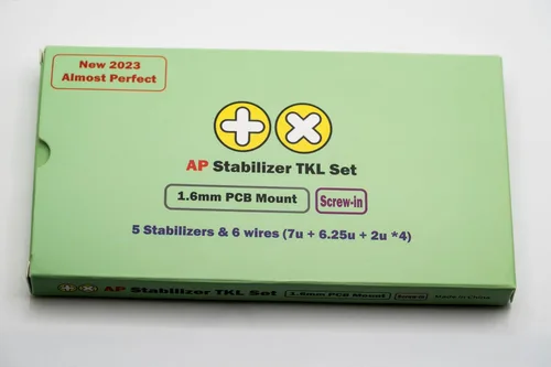 Miniatura 4 de Zkeebs TX AP Estabilizadores de teclado mecánicos atornillados montados en PCB (Rev.4) (kit TKL del 80%) (1.6T LP)