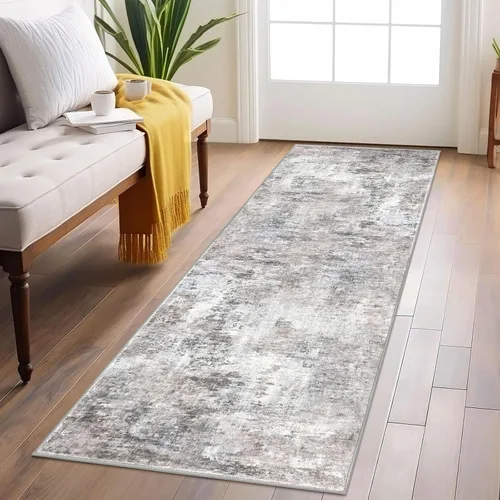 Miniatura 39 de Lansny Alfombra pequeña abstracta de 2 x 3 pies, alfombra de entrada, alfombra lavable para puerta de entrada, alfombra lavable antideslizante