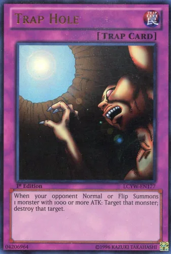 YU-GI-OH! - Trap Hole (LCYW-EN177) - Colección Legendaria 3: Mundo de Yugi - 1ª Edición - Ultra Raro