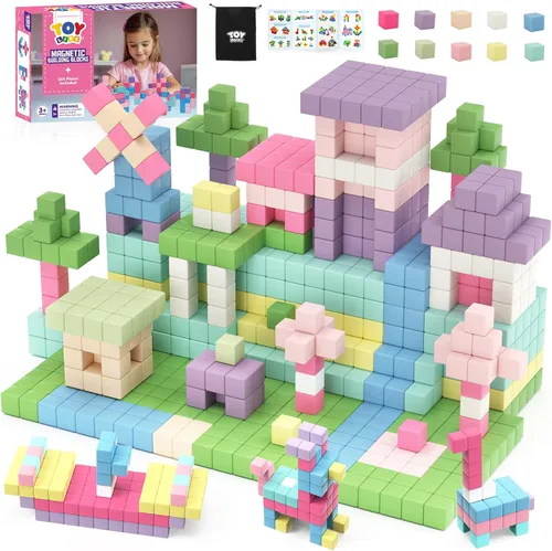 Miniatura 10 de TOY Life 36 piezas de bloques magnéticos para niños de 4 a 8 años, bloques de construcción magnéticos para niños pequeños de 3 a 5 años, juguetes