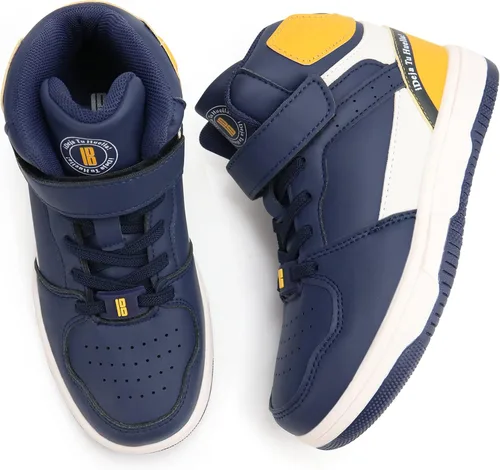 Miniatura 7 de brooman Zapatos de baloncesto para niños, tenis de caña alta para niñas, zapatos de escuela, zapatos deportivos para correr