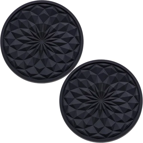Paquete de 2 portavasos de silicona para automóvil, tapete antideslizante de 2.75 pulgadas, ajuste universal para la mayoría de los vehículos,