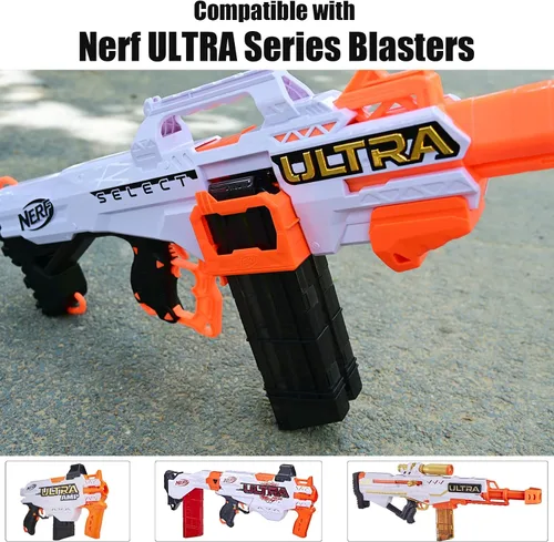 Miniatura 4 de Ultra Magazine, 12 dardos para cargador Nerf Ultra, 2 unidades, color negro