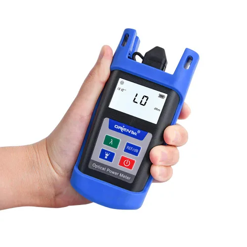 Miniatura 6 de ORIENTEK Fibra óptica T25M medidor de potencia óptica+T15M-S fuente de luz óptica SM 1310/1550nm herramientas de prueba de pérdida