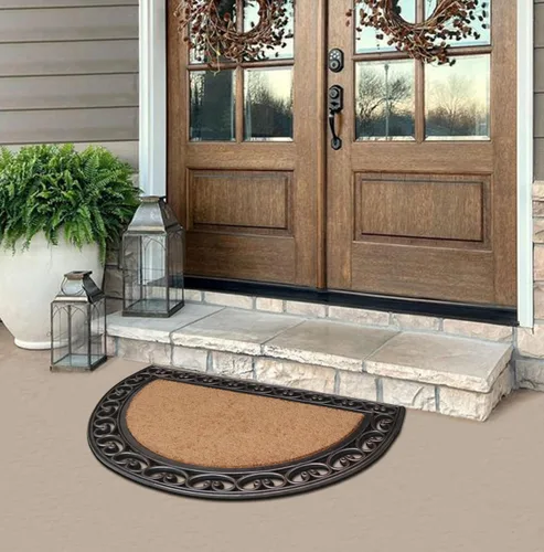 Miniatura 108 de A1HC Tapete para Puerta de Fibra de Coco Natural y Caucho, 30"x48" – Grueso, Duradero, Resistente, Anti-Desprendimiento, Resistente a