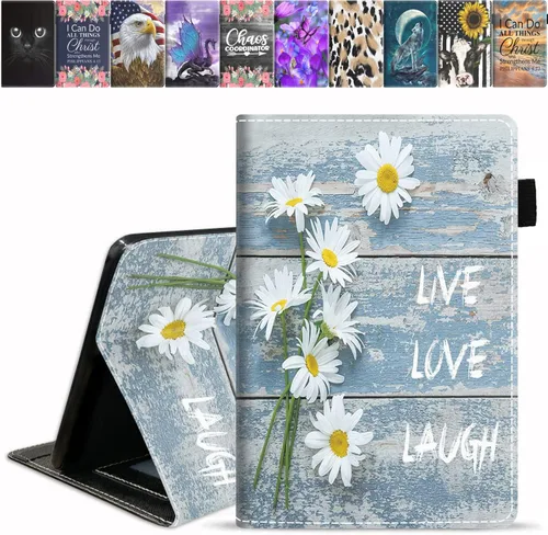 Miniatura 10 de Funda para tablet Kindle Fire HD 10/Fire HD 10 Plus (11ª generación, versión 2021), funda de piel sintética de alta calidad con ranura para tarjeta