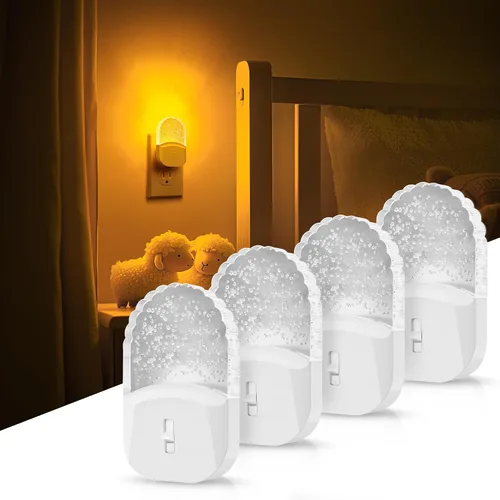 Miniatura 14 de DORESshop Luces nocturnas enchufables a la pared [paquete de 2] 3CCT luz nocturna LED con sensor de atardecer a amanecer, luz nocturna enchufable