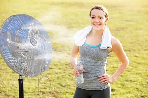 Miniatura 6 de Kit de niebla de ventilador - Tubo fabricado en Estados Unidos - Anillo de nebulización de baja presión - Anillo de niebla de ventilador