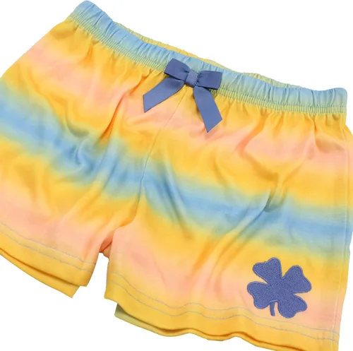Miniatura 4 de Lucky Brand Conjunto de pijama holgado de 2 piezas para niña, Atardecer Ombre Lucky