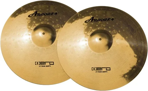 Miniatura 2 de Juego de platillos de aleación de bronce Arborea B20 Serie Butcher 5 piezas 14" Hihats 16" Crash 18" Crash 20" Ride, hecho a mano para bateristas
