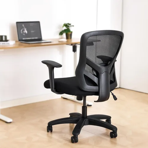 Miniatura 2 de YFO Silla de oficina grande y alta de 500 libras, silla de escritorio para computadora con soporte lumbar ajustable, malla ergonómica resistente