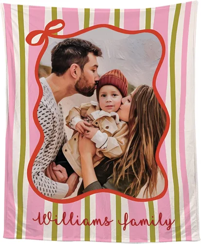Miniatura 42 de Manta Personalizada de Fotos y Mensajes Collage Manta Throw - Perfecta para el Día de San Valentín para Ella, Él, Amigos - Foto Personalizada