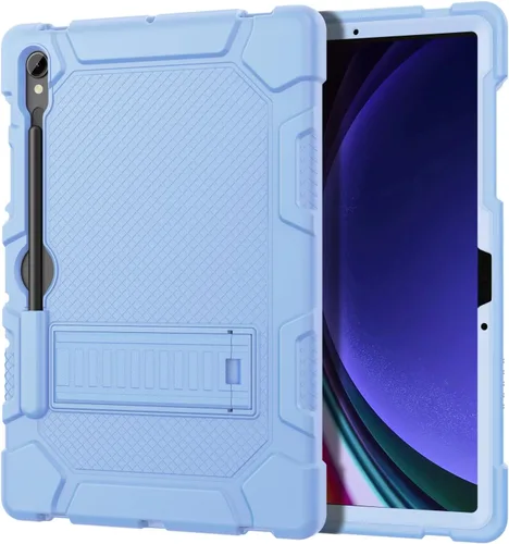 Miniatura 14 de Funda para Samsung Galaxy Tab S10 Lite/ S10 FE/ S9 FE 5G 10.9 Pulgadas/Galaxy Tab S9 11 Pulgadas 2023, Funda Protectora a Prueba de Golpes con Negro