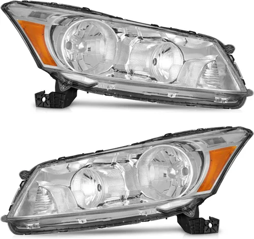 Miniatura 10 de WEELMOTO Faro delantero para Honda Accord 4Dr Sedan 2008-2012, repuesto para ensamblaje de faros delanteros Honda Accord 08-12, carcasa negra