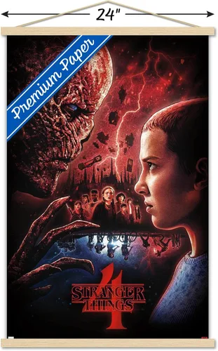 Miniatura 3 de Netflix Stranger Things: Season 4 - Póster de pared con marco magnético