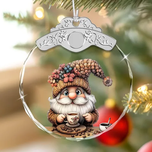 Miniatura 9 de Adornos de Navidad – Pájaros Cardenales y Flores Ornamento de Vidrio Emplomado – Decoración Navideña – Adornos para Árbol de Navidad – Regalos