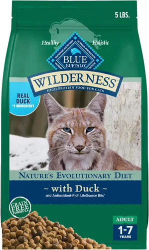 Miniatura 14 de Blue Buffalo Wilderness - Dieta Evolutiva Natural de la Naturaleza, Alimento Seco Natural para Gatos Adultos Alto en Proteínas y Sin Granos, Sabor
