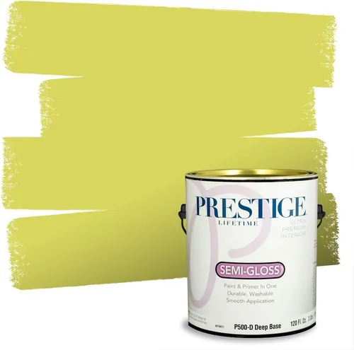 Miniatura 38 de PRESTIGE Pinturas Pintura interior e imprimación en uno, 1 galón, cáscara de huevo, aventura