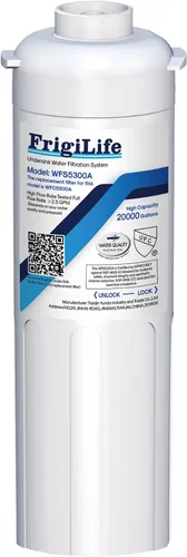 Filtro de agua de repuesto para sistema de filtro de agua para debajo del fregadero, 22000 galones de ultra alta capacidad, elimina el 99% de plomo,