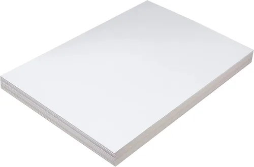 Miniatura 9 de Pacon PAC5214 Tablero de etiquetas, peso pesado, 12" x 18", blanco, 100 hojas