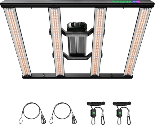 Miniatura 10 de Vivosun VSFL3000 Luz de Cultivo LED de Barra, Luz de Crecimiento para Plantas de 300W 4 Barras, Plegable y Regulable, Espectro Completo con Luz