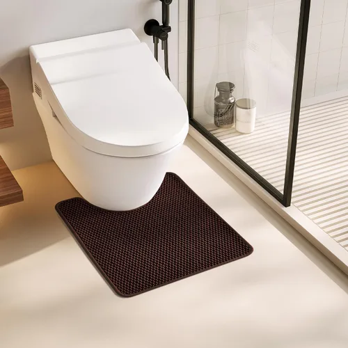 Miniatura 124 de TYUU Alfombras de Baño Antideslizantes Lavables, Tapete de Baño Súper Absorbente Delgado de Pila Baja para Secar Rápido, Alfombra de Baño Pequeña