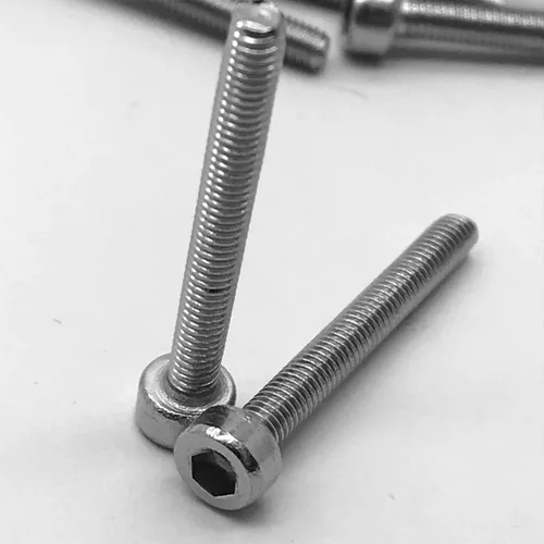 Miniatura 4 de Tornillos de cabeza hexagonal M3 x 0.984 in, rosca completa, superficie brillante, acero inoxidable, tornillos de cabeza hexagonal