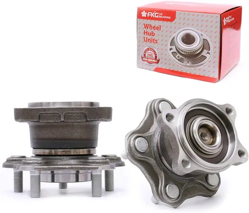 Miniatura 8 de FKG 512201 Conjunto de cubo de rueda trasera para Nissan Altima 2002-2006, Maxima 2004-2008, 2004-2009 Quest