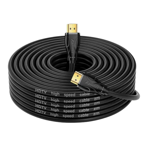 Cable HDMI 4K de 20 pies, cables HDMI 2.0 de alta velocidad y 4K a 60Hz 2K 1080P, conectores chapados en oro de ultra alta velocidad, cable hdmi,