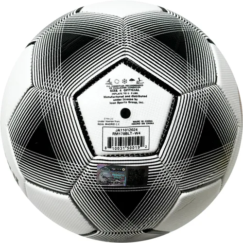 Miniatura 5 de Icon Sports Balón de fútbol del Real Madrid, para todas las edades, tallas 2,4 y 5, con licencia R. Madrid Ball