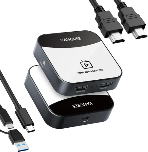 Tarjeta de captura para Nintendo Switch, tarjeta de captura de audio y video 4K, grabadora HDMI 1080P 60FPS USB C 3.0 para juegos/transmisión en