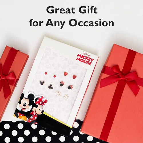 Miniatura 6 de Disney Mickey and Minnie Mouse Fashion Stud Earring Set - 345 Pairs Per Set