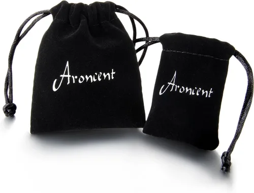 Miniatura 7 de Aroncent - Pulsera de piel trenzada punk para hombre